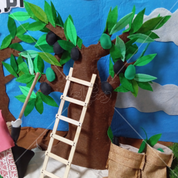 وسيلة قطف الزيتون